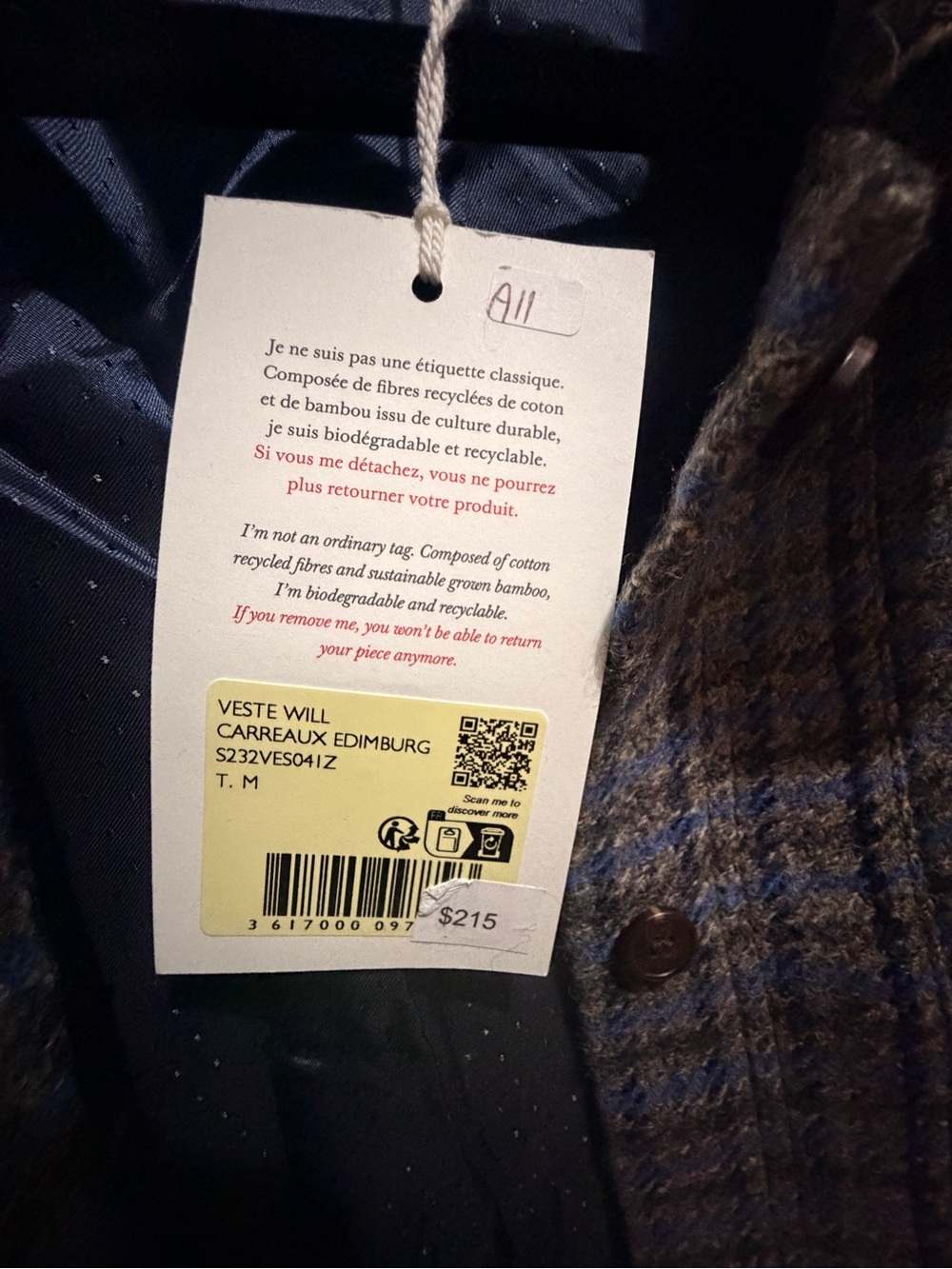 Will Edinburgh Check Jacket - Picture 3 of 3